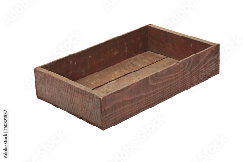 Wooden seed tray.