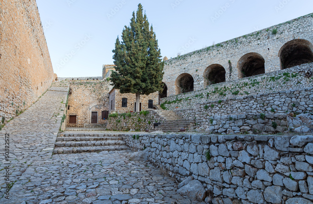 Palamidi fortress in Nafplio, Greece