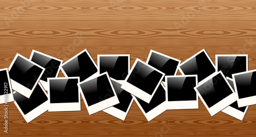 Old Polaroid photo pattern