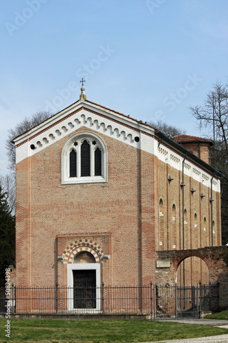 exterior facade of the CAPPELLA DEGLI SCROVEGNI in Padua photo