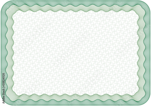 Plakat w ramie Guilloche frame, border, size A4