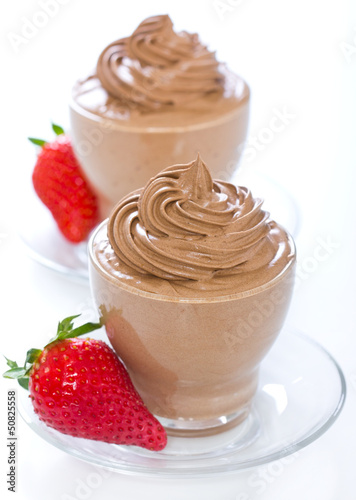 Chocolate mousse photo