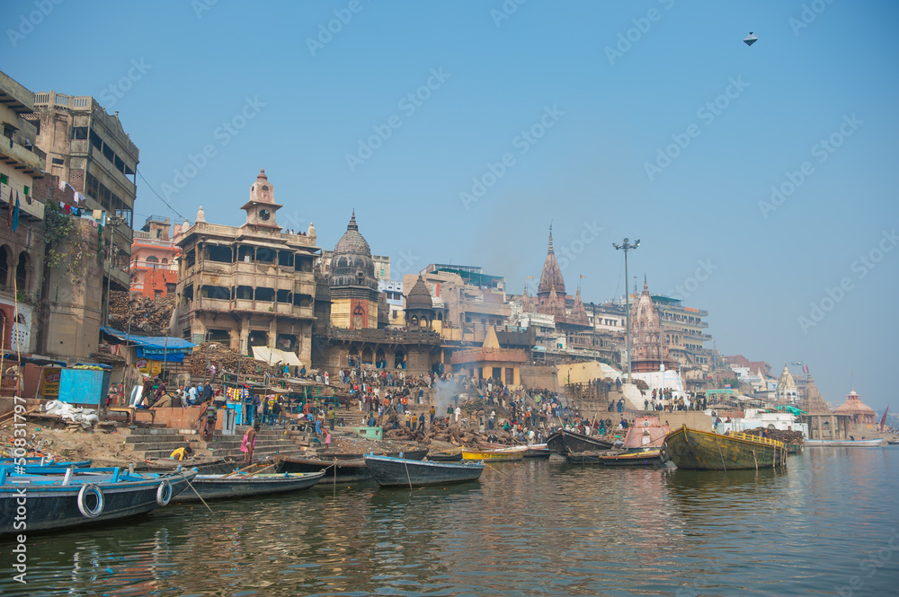 Holy city of Varanasi, India