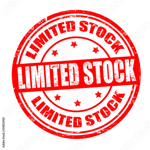 Limited stock stamp