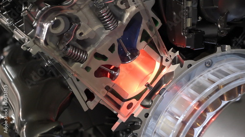 cat hybrid engine valves work