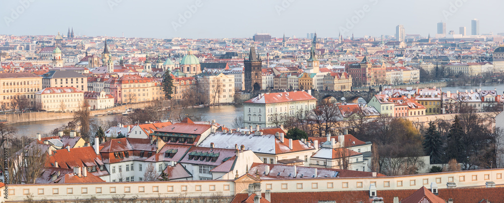 Panoramic View of Prague