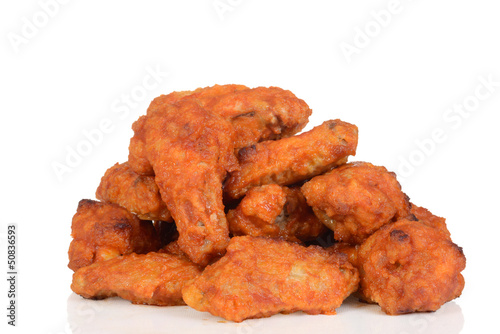 Pile of chicken wings