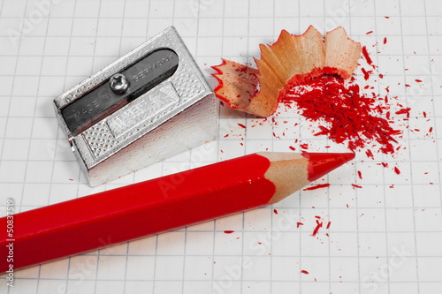 Farbstift anspitzen