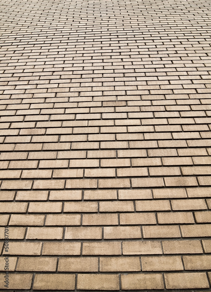 Brick wall. Brick wall.