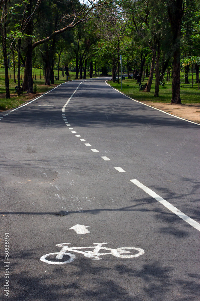 Obraz premium Bicycle lane