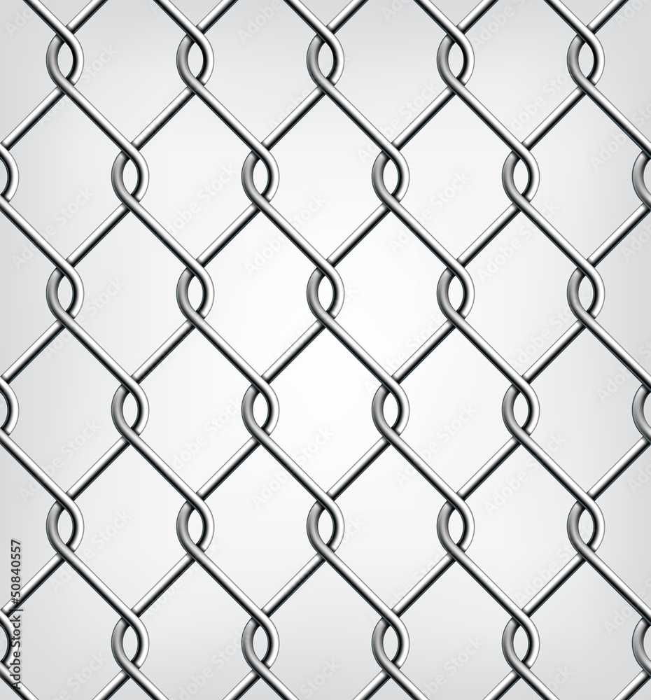 Fototapeta premium Seamless Chain Fence.