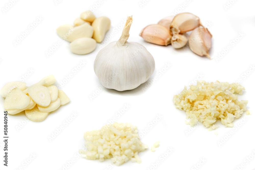 Prepare garlic for cooking Prepare garlic for cooking