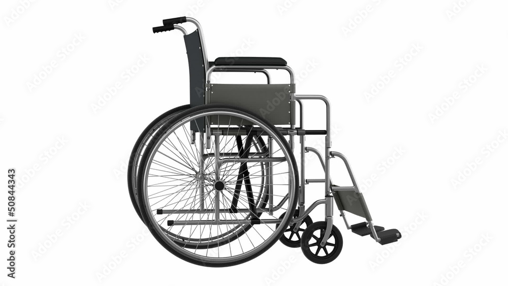 invalid chair loop rotate on white background invalid chair loop rotate on white background