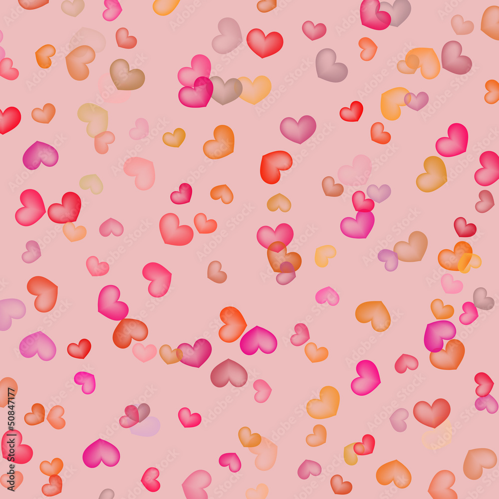 Hintergrund mit bunten Herzen Hintergrund mit bunten Herzen