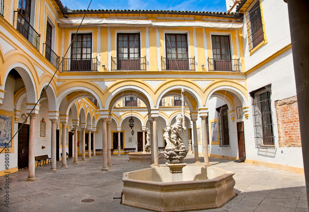 Fototapeta premium Charity Hospital in Seville, , Spain.