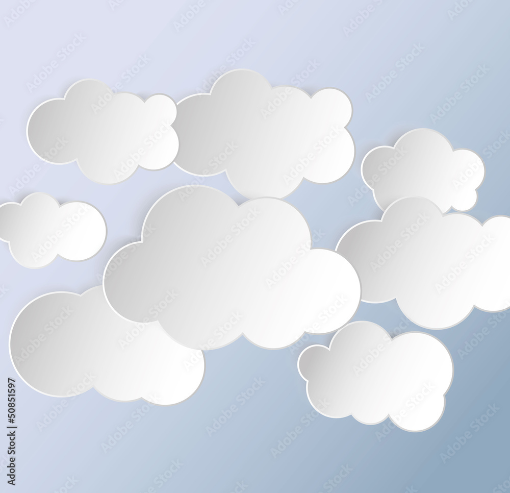 abstract background with clouds