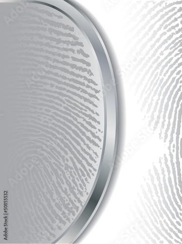 Fading gray fingerprints