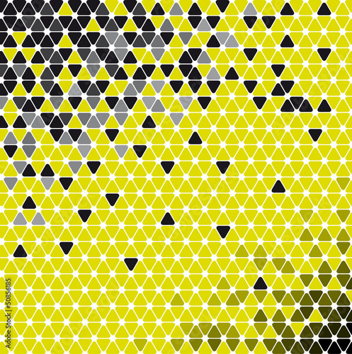 Green and grey abstract mosaic background - vector