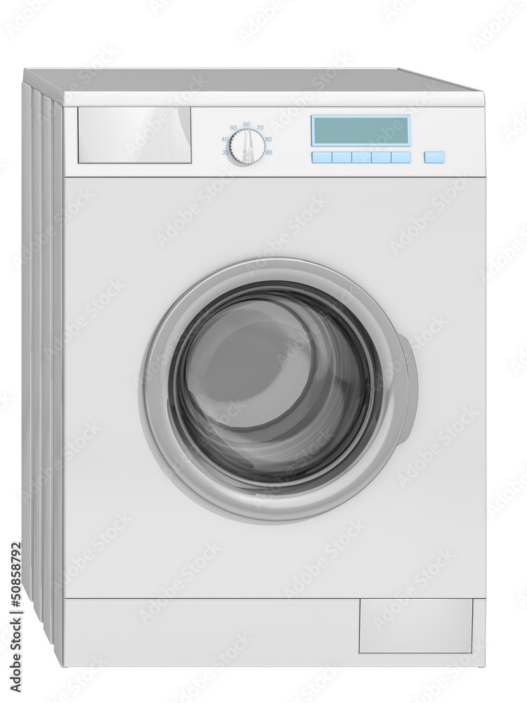 washing machine on a white background washing machine on a white background