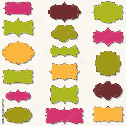 spring colors  labels
