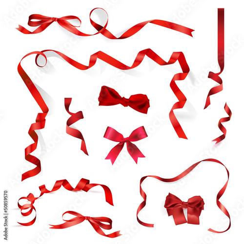 Red ribbons and Bows
