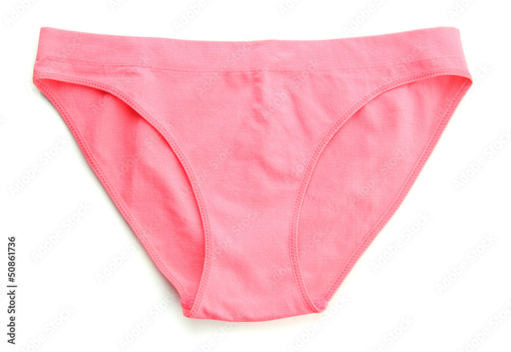 Womans panties, isolated on white Womans panties, isolated on white