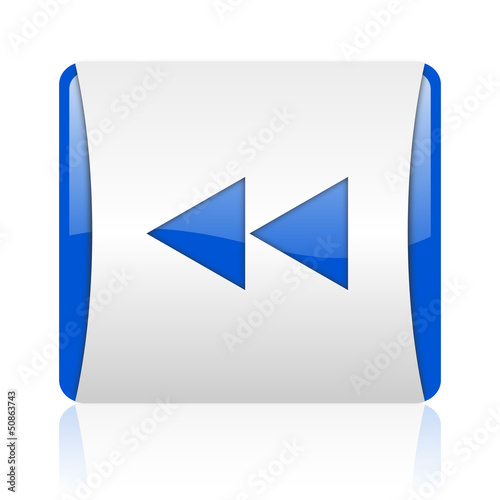 scroll blue square web glossy icon Free Download scroll blue square web glossy icon - GFXLoad