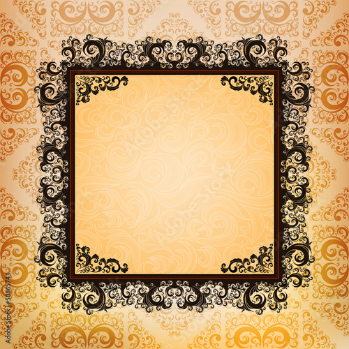 ornamented background, eps10 vector