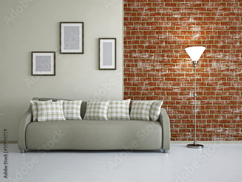 Livingroom with sofa