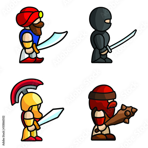 Historical battle characters