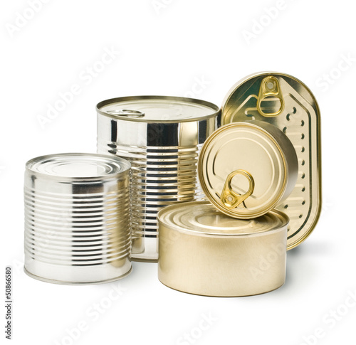 metal tin cans