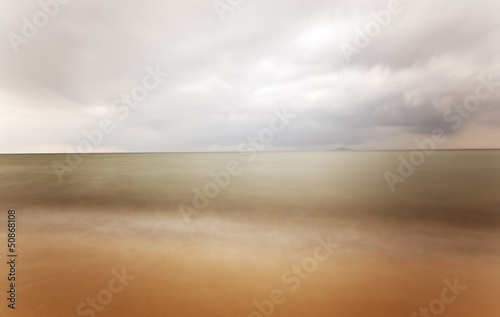 Fototapeta Naklejka Na Ścianę i Meble -  Baltic Ocean Scene photographed with long exposure
