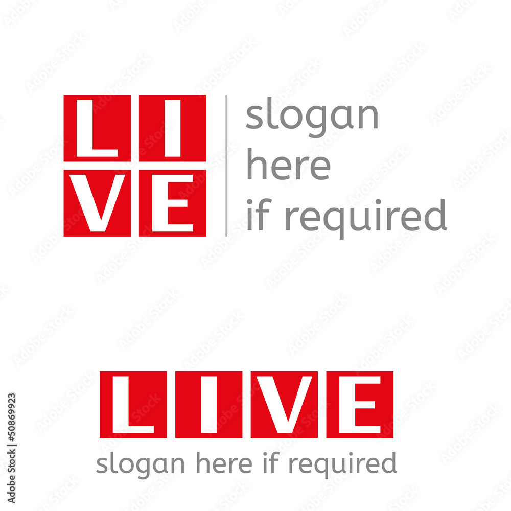 Live logo Live logo