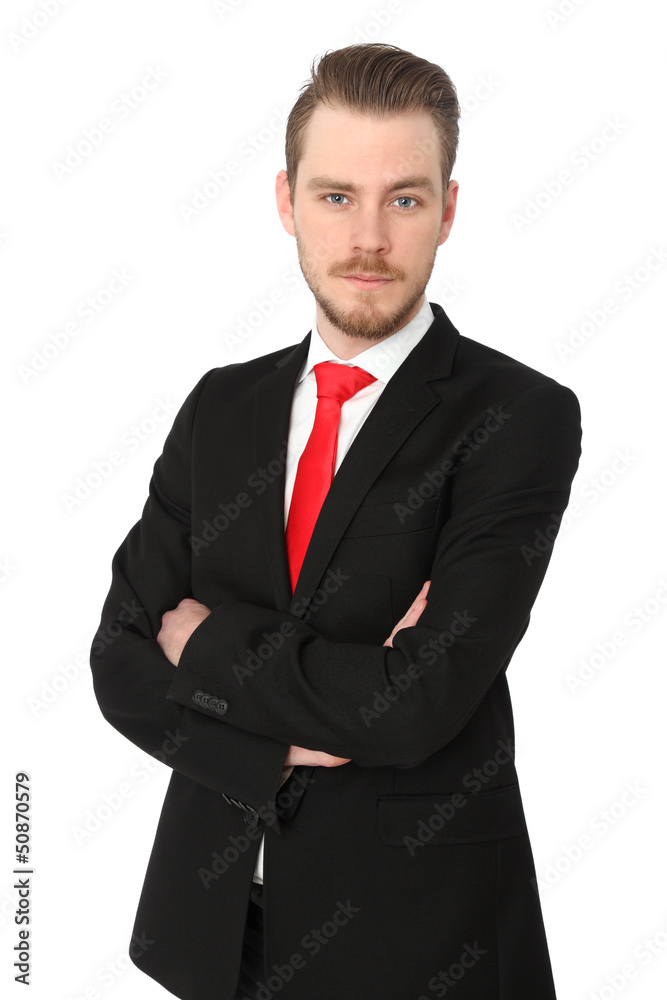 Serious businessman
