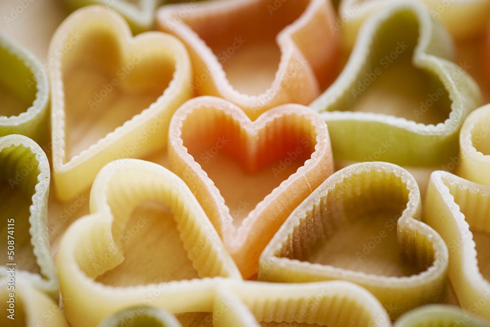 Heart shape Pasta Heart shape Pasta