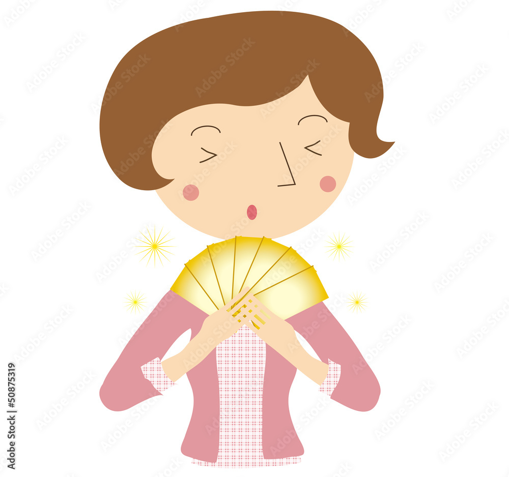 金券を持って感激する女性