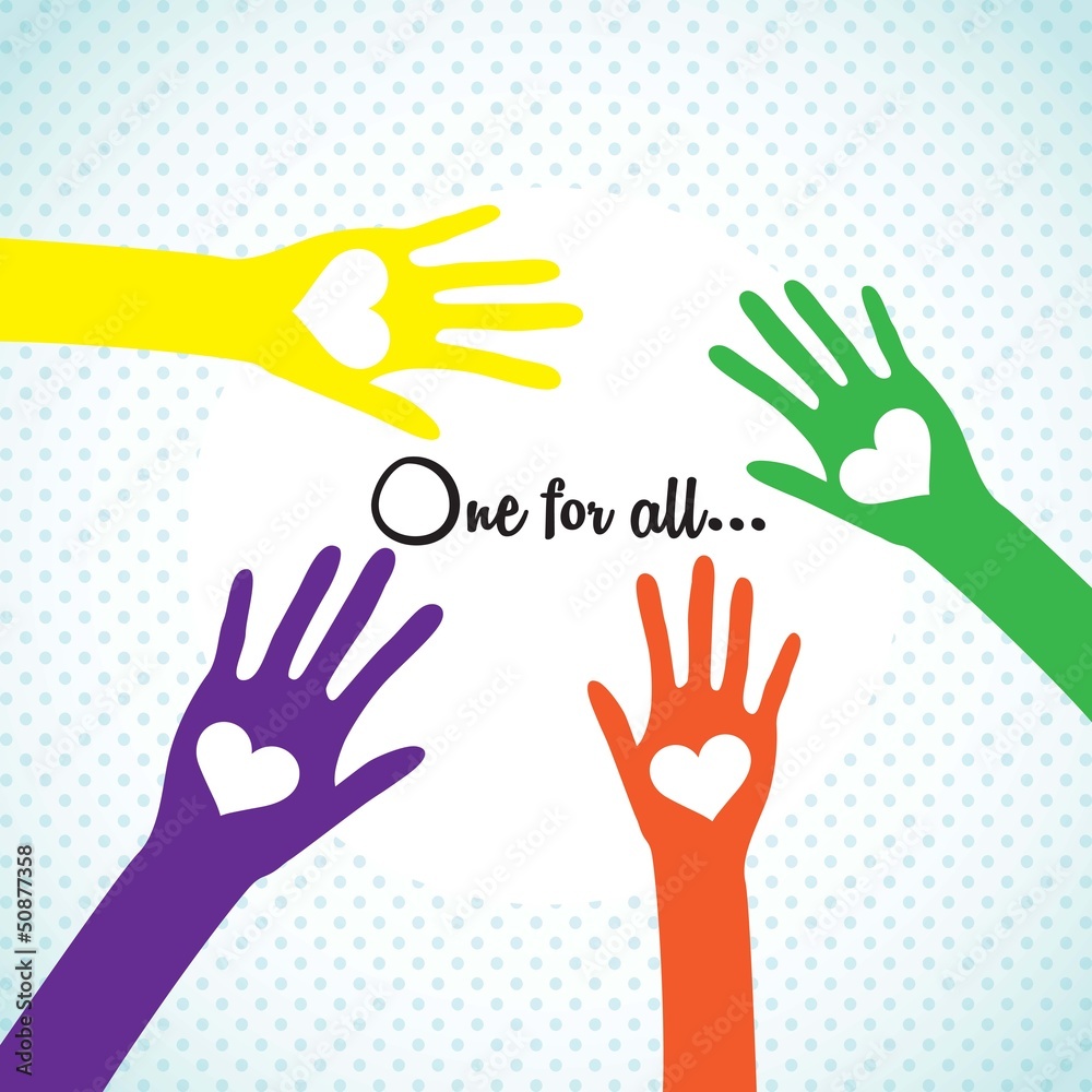 Fototapeta premium Hands Icons