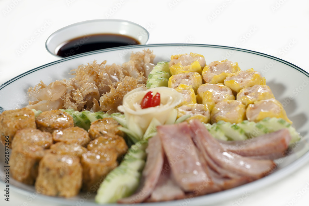 Chinese starter dish, Chinese starter dish on table Chinese starter dish, Chinese starter dish on table