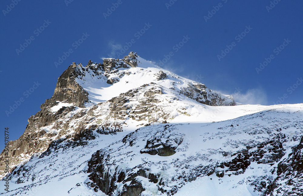 Slovakia mountain at winter - Tatras
