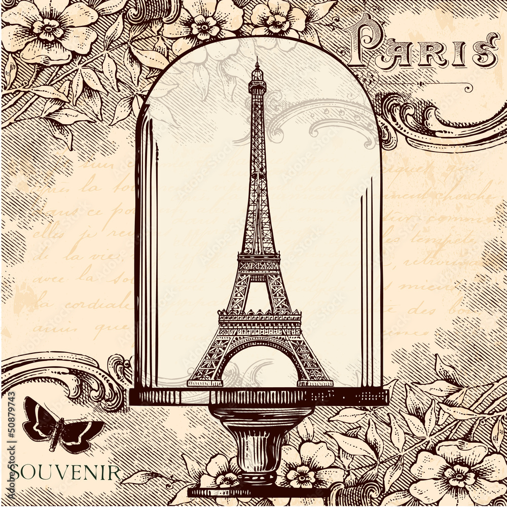 Naklejka premium La tour Eiffel