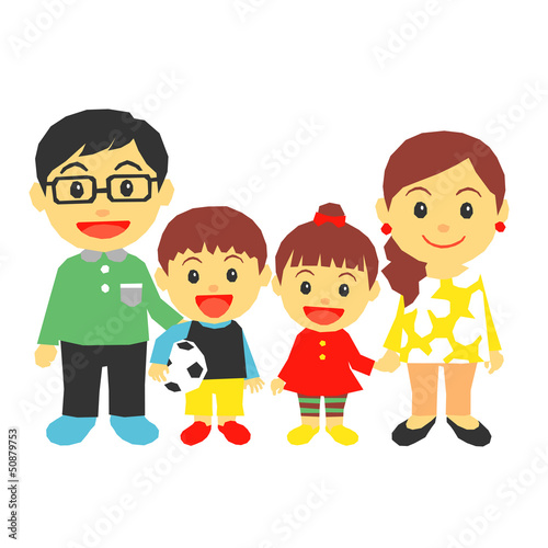 四人家族