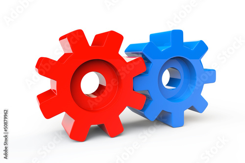 Red and Blue gears