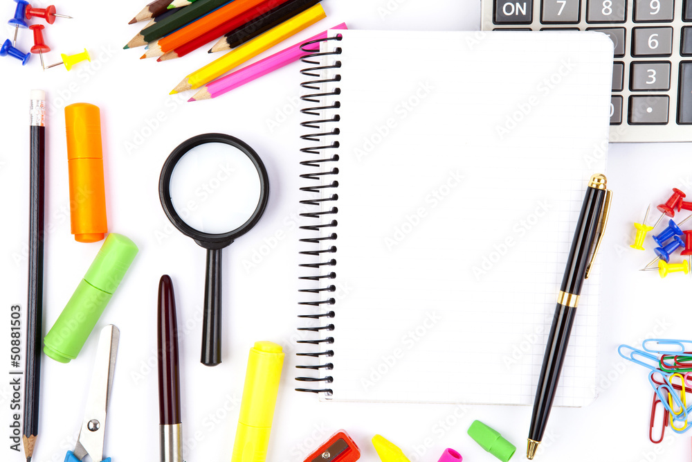 isolated school objects isolated school objects