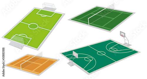Four different kinds of courts