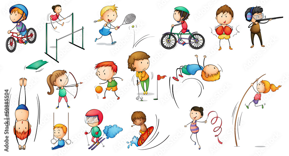 Different sports activities