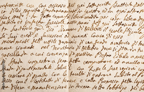 Fototapeta Old manuscript