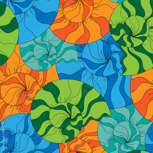 vector seamless multicolor  pattern