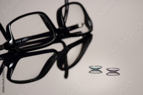 Kontaktlinsen oder Brille