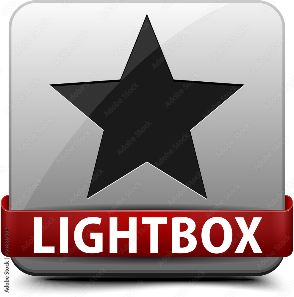 Obraz premium Lightbox button