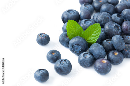 Blueberries isolated_III